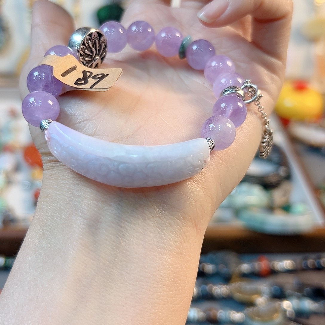 翡翠手链未镶嵌夏**i