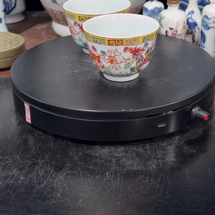 摆件斗彩杯子一对！！！！