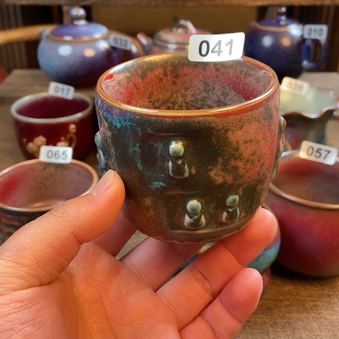 摆件闫*钧瓷主人杯杯