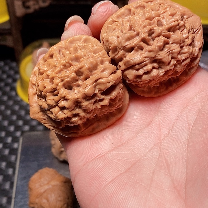 吊坠文玩核桃官帽。边43