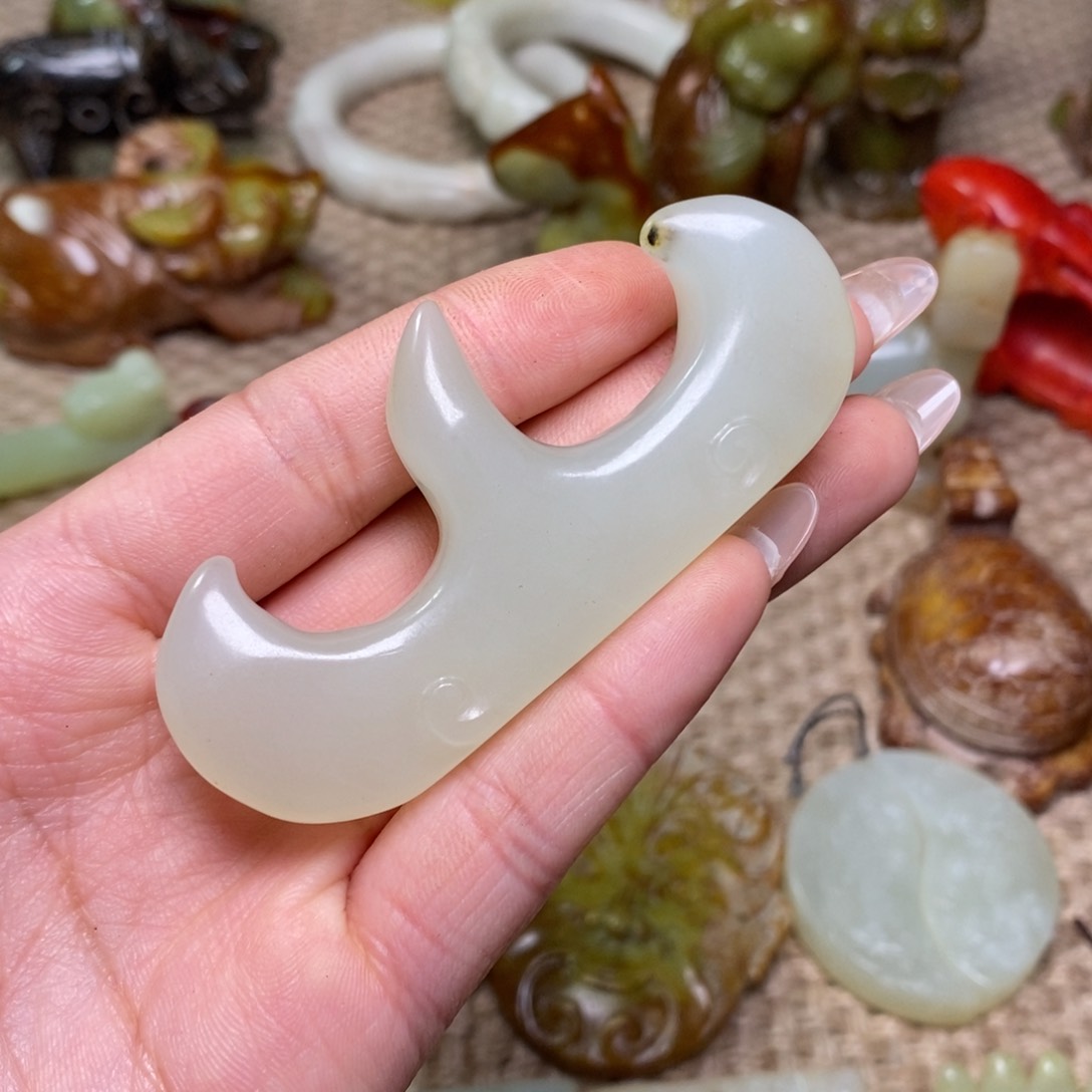 白玉菩提吊坠白玉菩提白玉菩提摆件