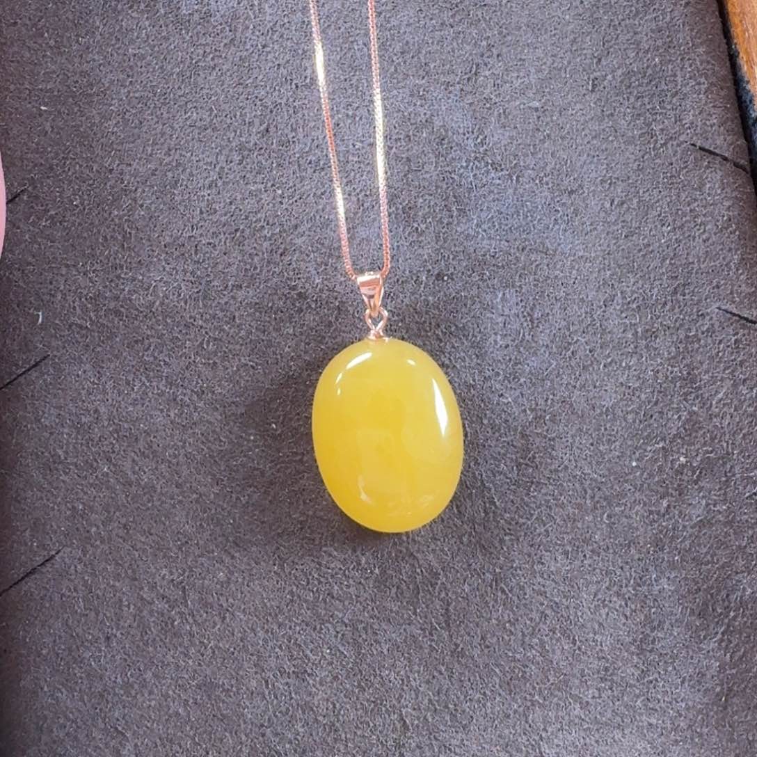 蜜蜡未镶嵌毛衣链