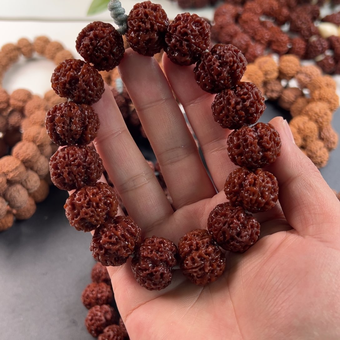 金刚菩提手串原生态梅花超头22