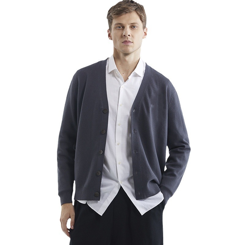 针织衫百搭开衫商务BD896毛衣男爆款毛衣春上新纯色男简约男装