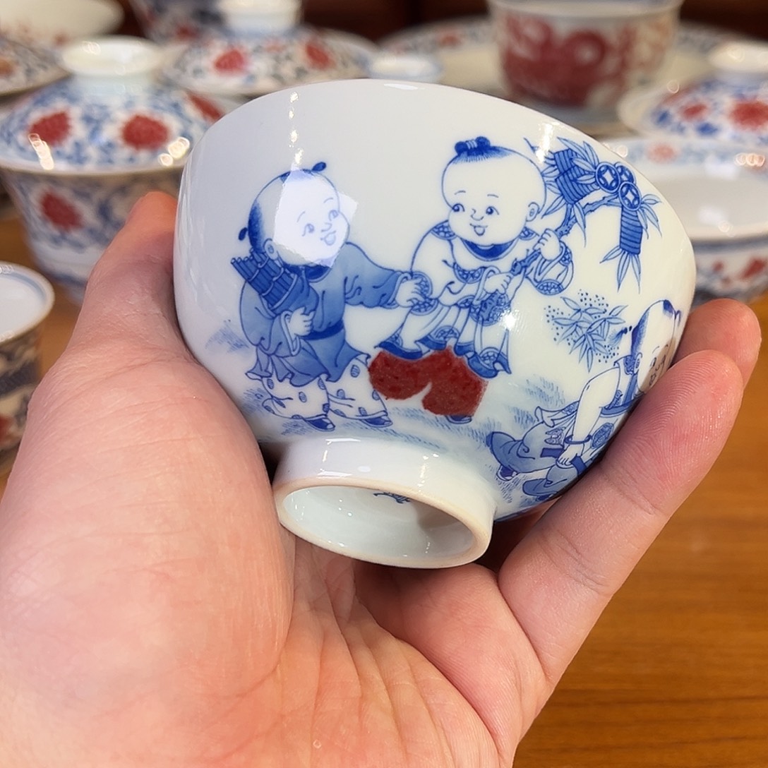 景德镇釉里红瓷器