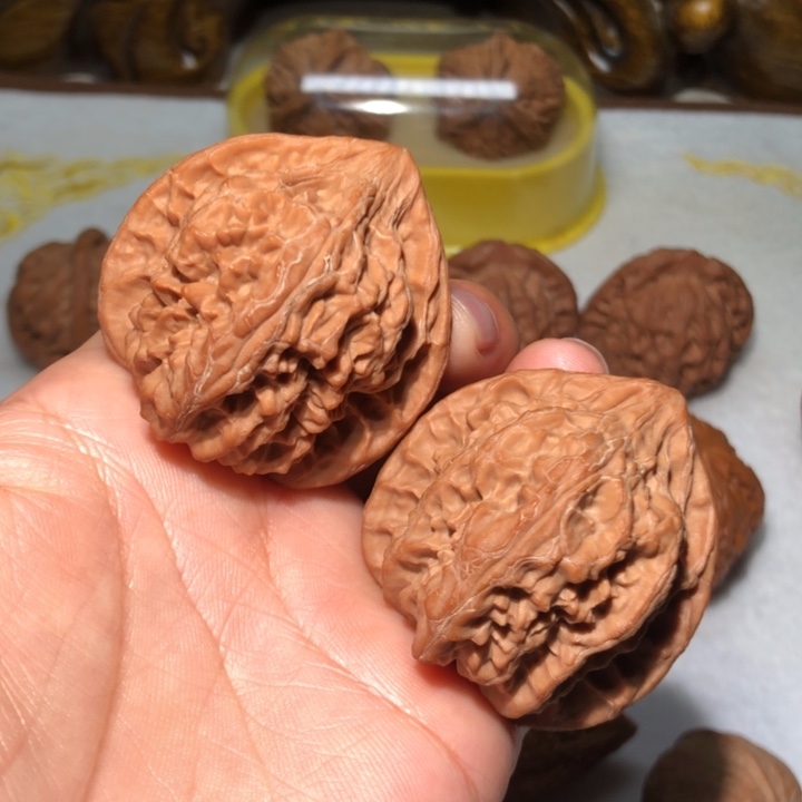 文玩核桃把件43火焰马蹄