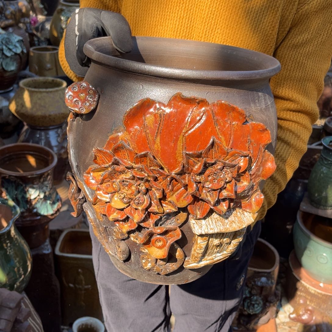 红陶高31口25有孔