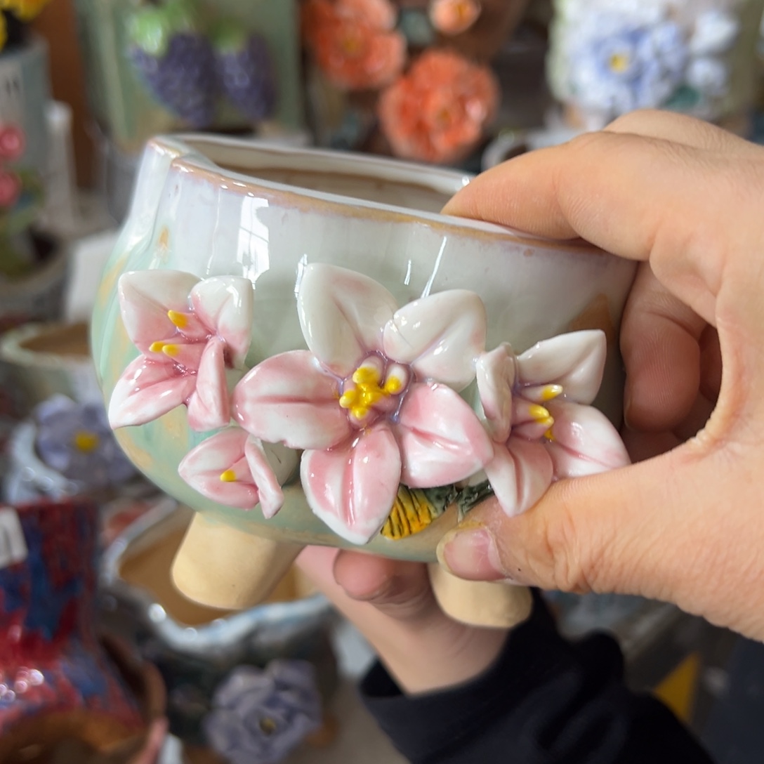 多肉花盆，满20发货，爱退款拉黑