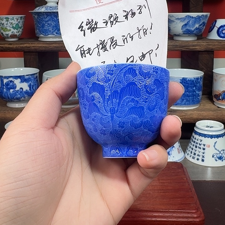 杯快***吗现代景德镇陶瓷杯