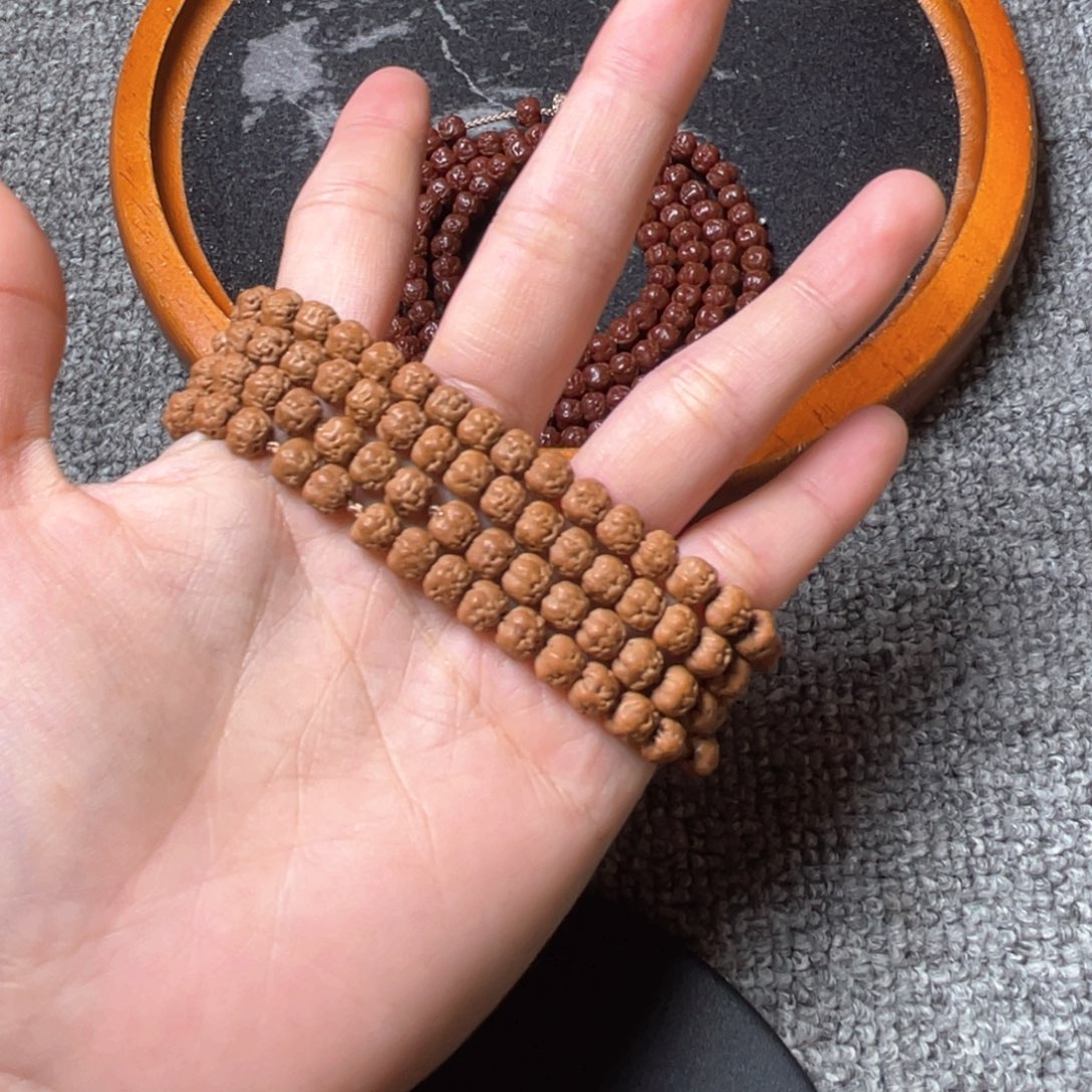 金刚菩提手串嘉*·定制收藏级佛手尺寸6.3