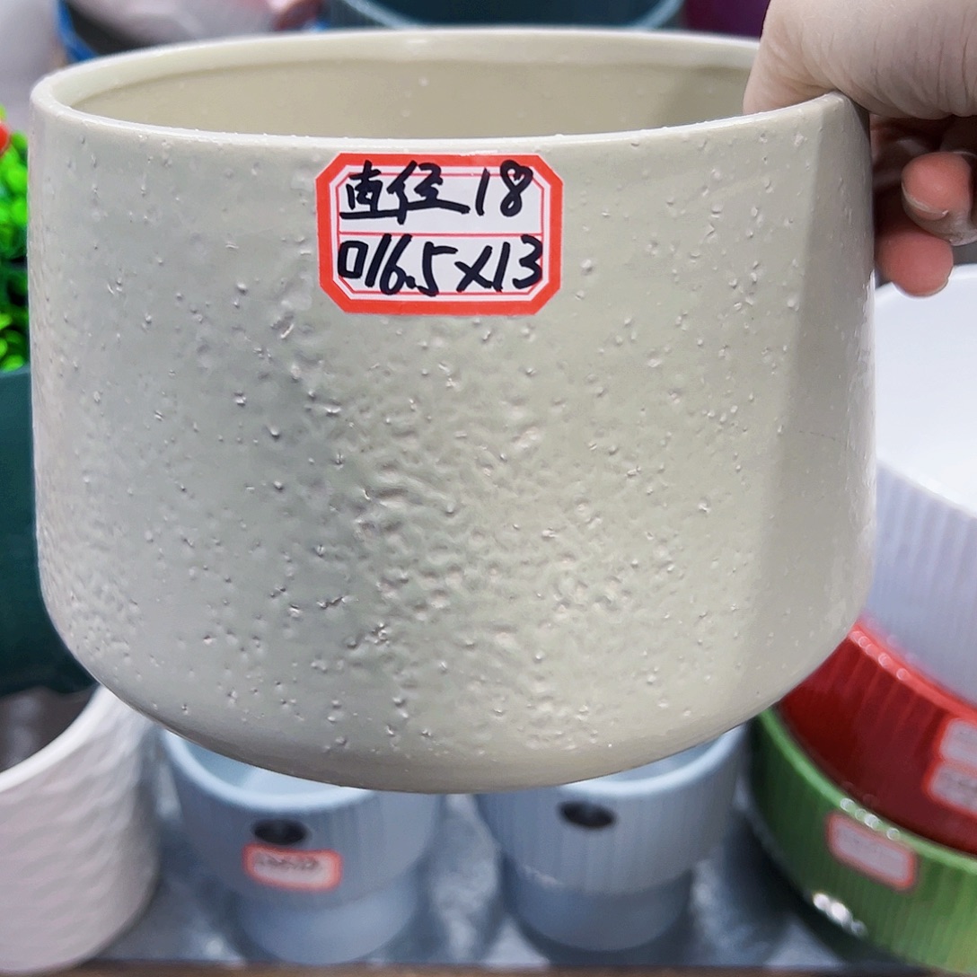 外贸尾单陶瓷花盆凑单10米包邮