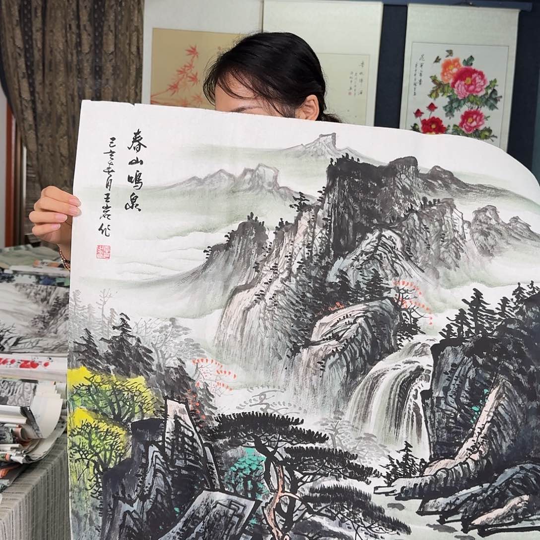 纯手绘的好看作品
