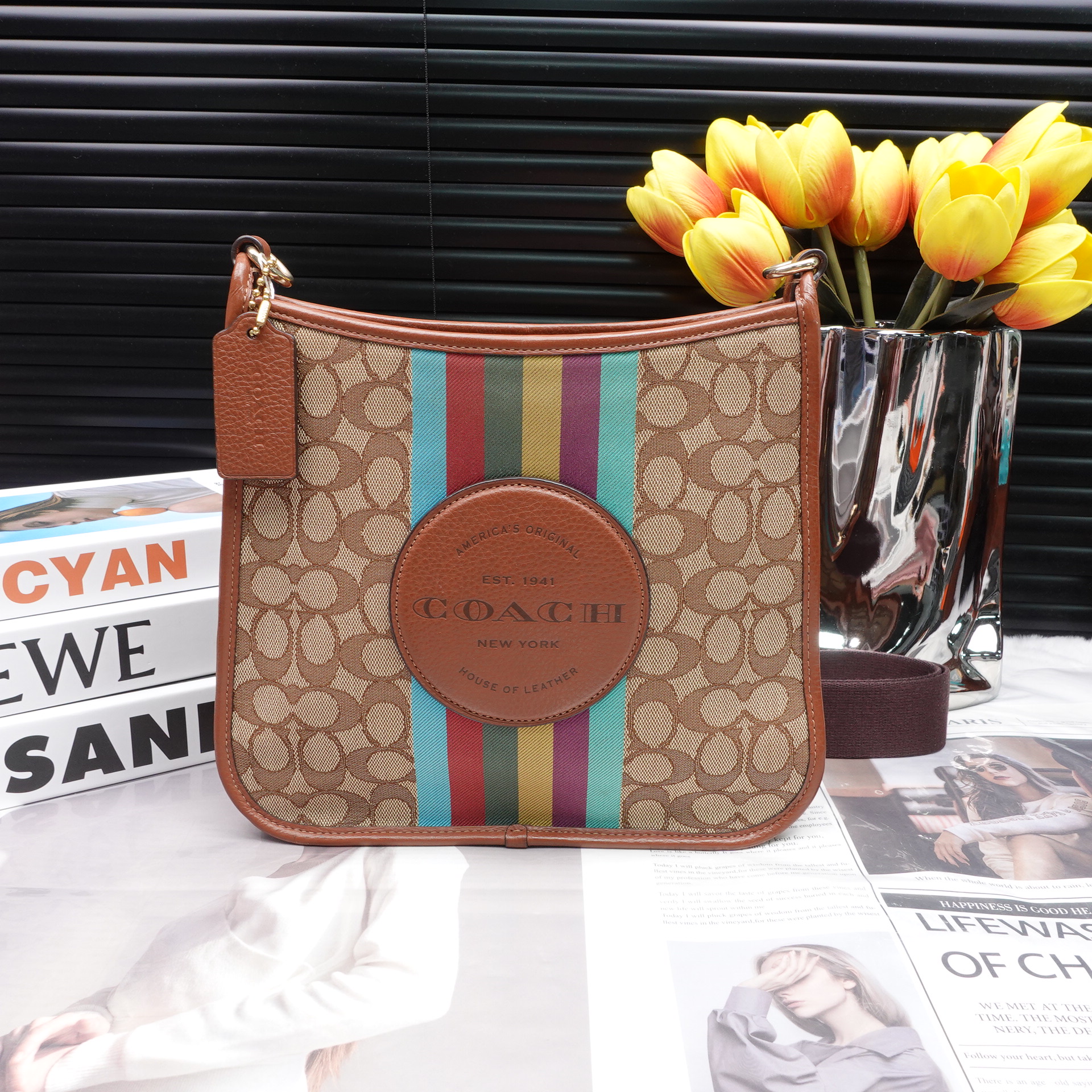 95新 COACH/蔻驰 单肩包/T10216269