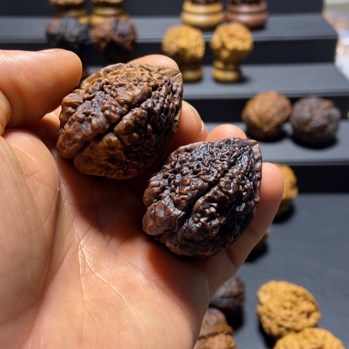 文玩核桃把件B鳄鱼头39mm