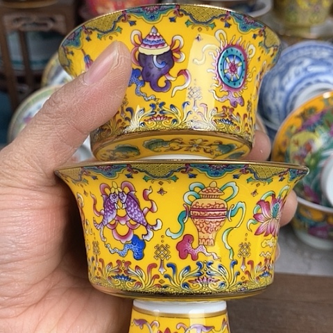 景德镇陶瓷藏式茶碗