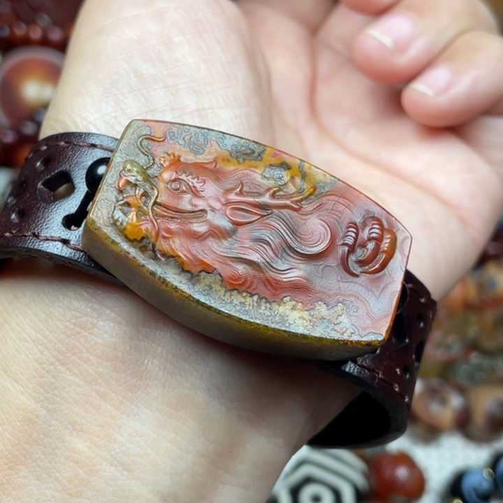 @***歌玛瑙/玉髓未镶嵌颈饰