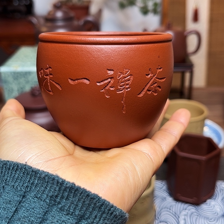 紫砂茶杯主人杯容量170毫升