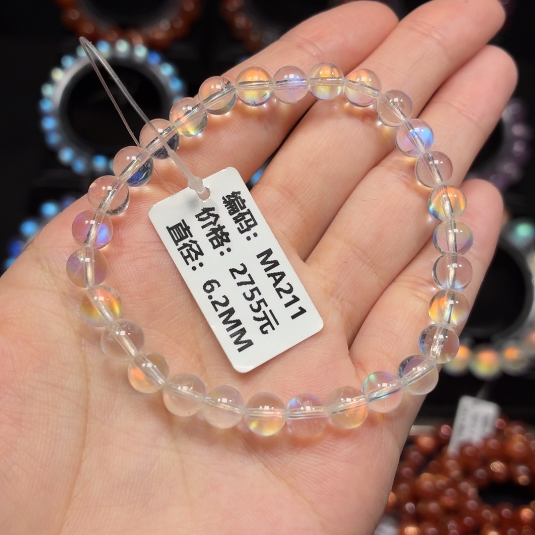 手链月光石未镶嵌MA211#6.2mm