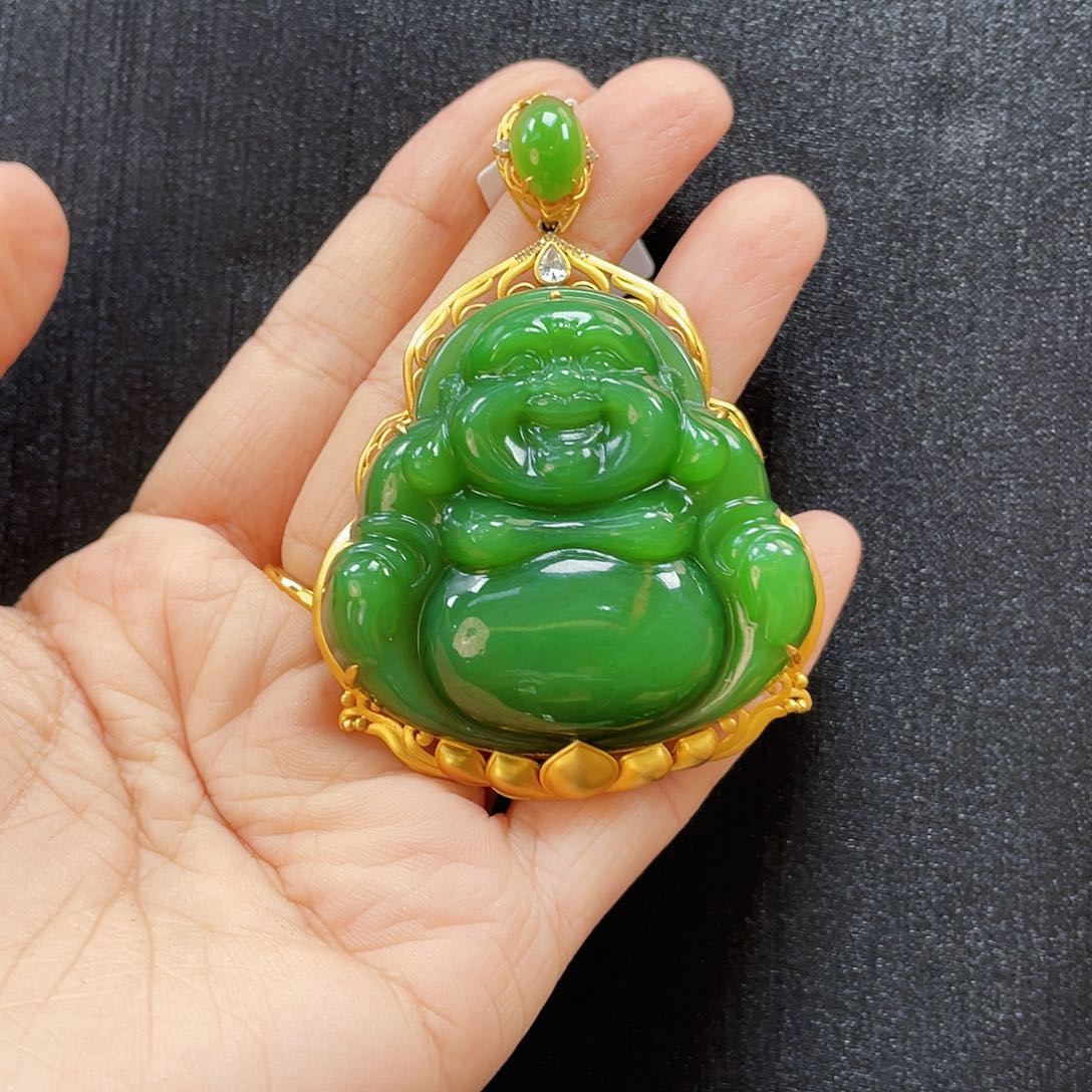 和田玉未镶嵌吊坠(赠链)多样性发一