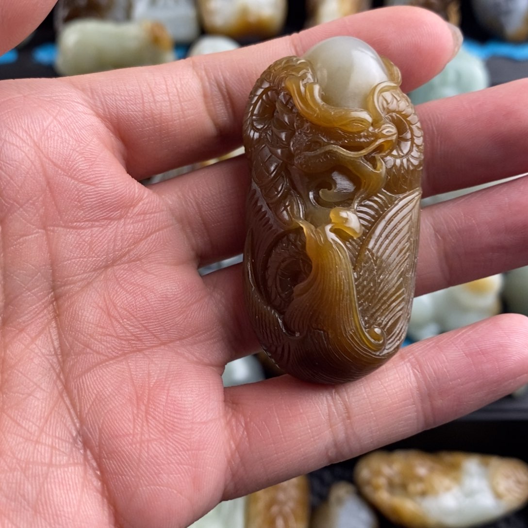 和田玉挂件未镶嵌