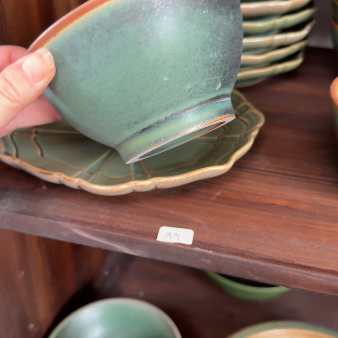 碗手工餐具直播间微瑕