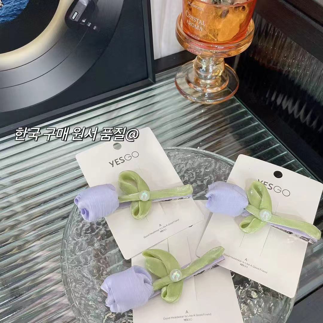 6月6日韩国<紫花花>发饰发卡