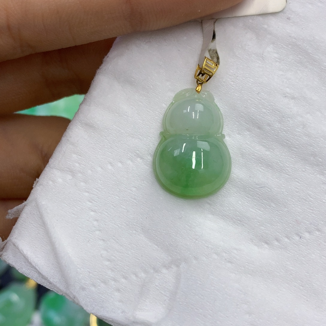 翡翠银S925镶嵌颈饰