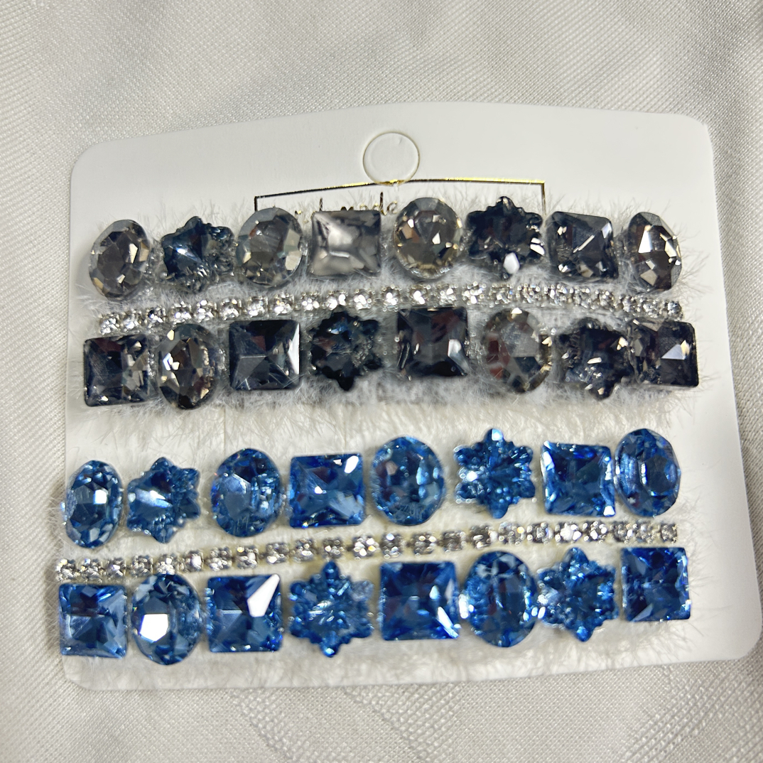 088 毛毛长条款一对轻奢千金风原创设计边夹发夹头饰网红时尚饰品