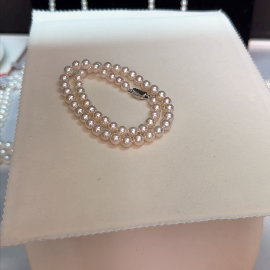 【闪购商品】淡水珍珠项链银S925镶嵌