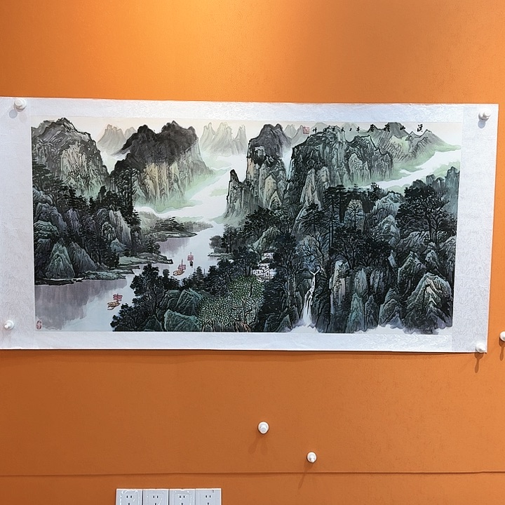 国画书法作品多次参加