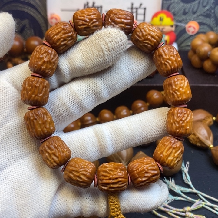 手串/手链橄榄核桶珠大枣1.3