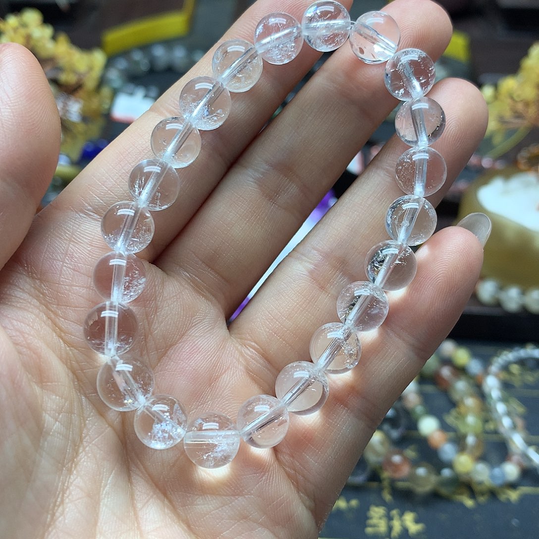 水晶未镶嵌手链手链