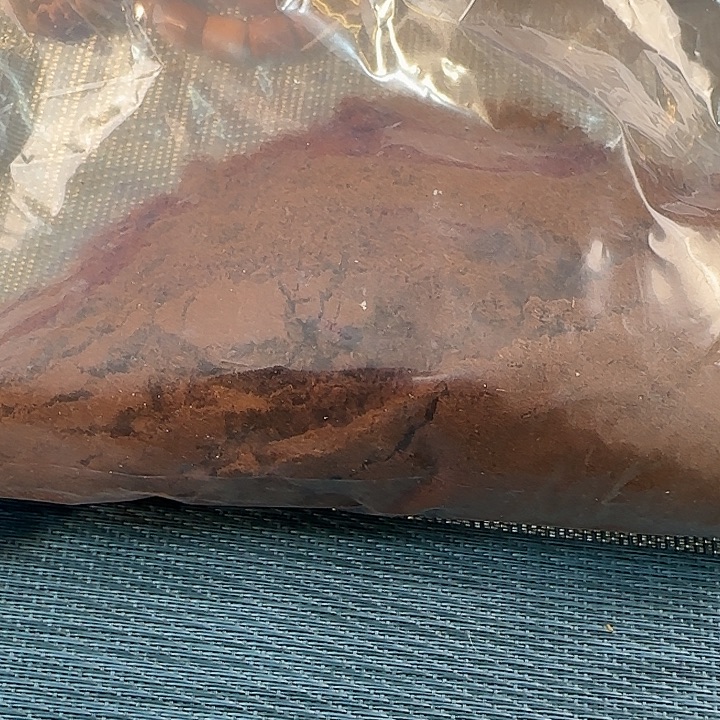 许***^木云南崖柏雷击料粉纯手工