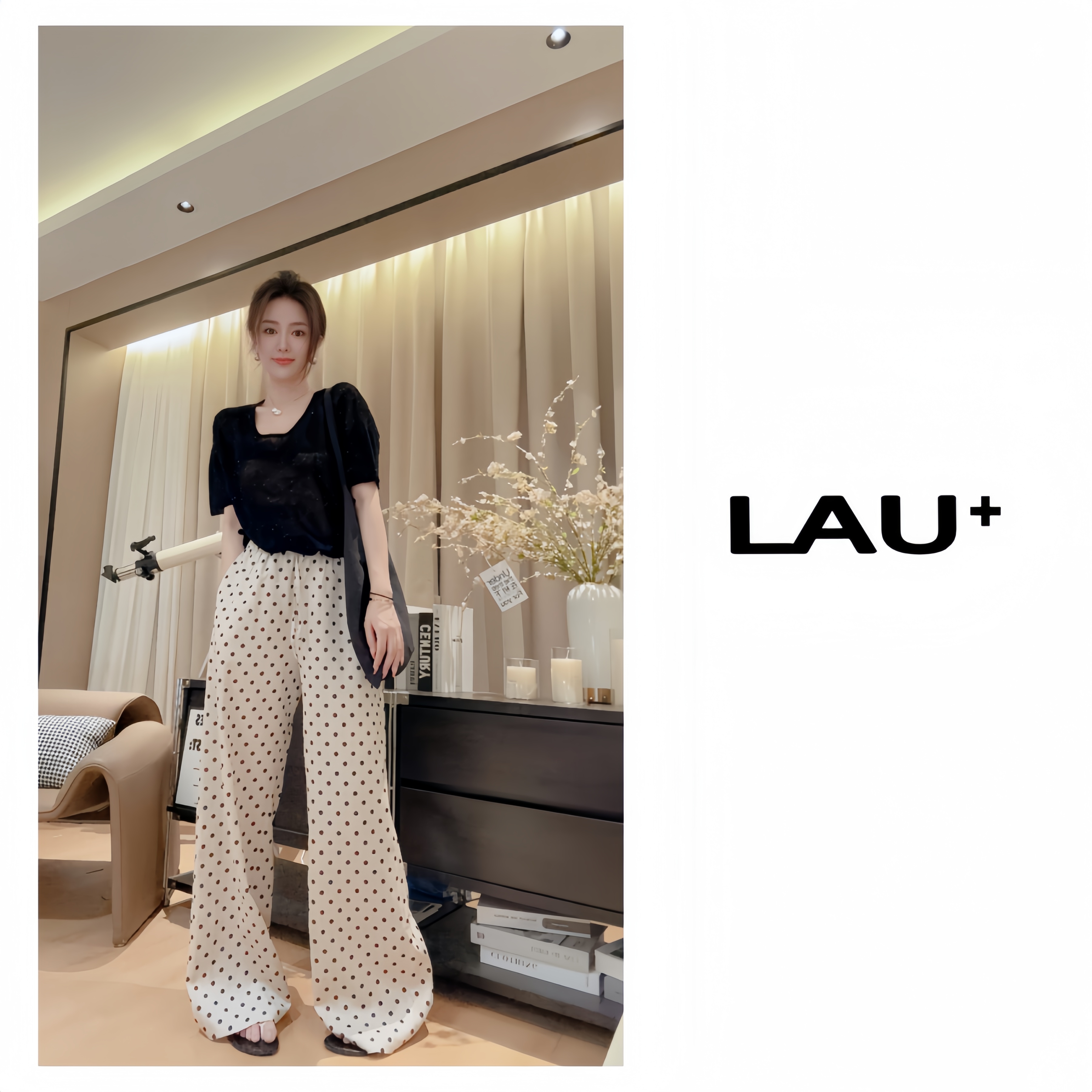 LAU+【天馥】亚麻 高级定染 原创设计师 新款 女装轻奢气质2025s