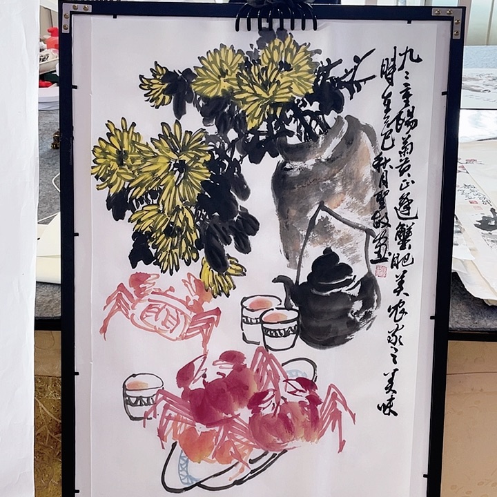 国画张圣敏先生纯手绘作品