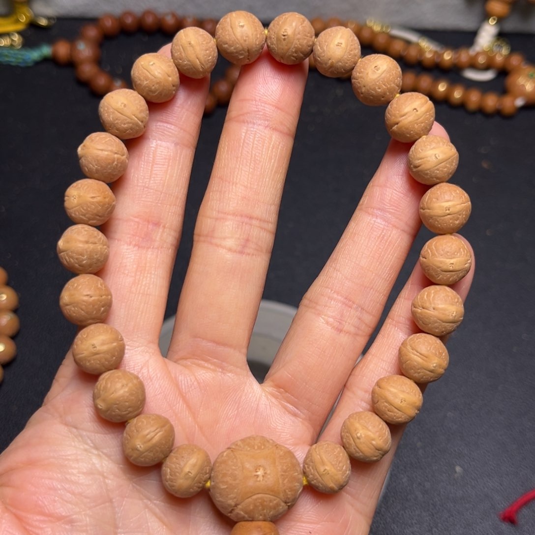 凤眼菩提吊坠10.5mm精品实心手串