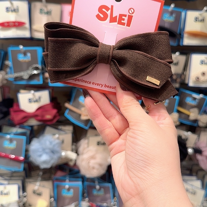 棕色蝴蝶结弹夹17