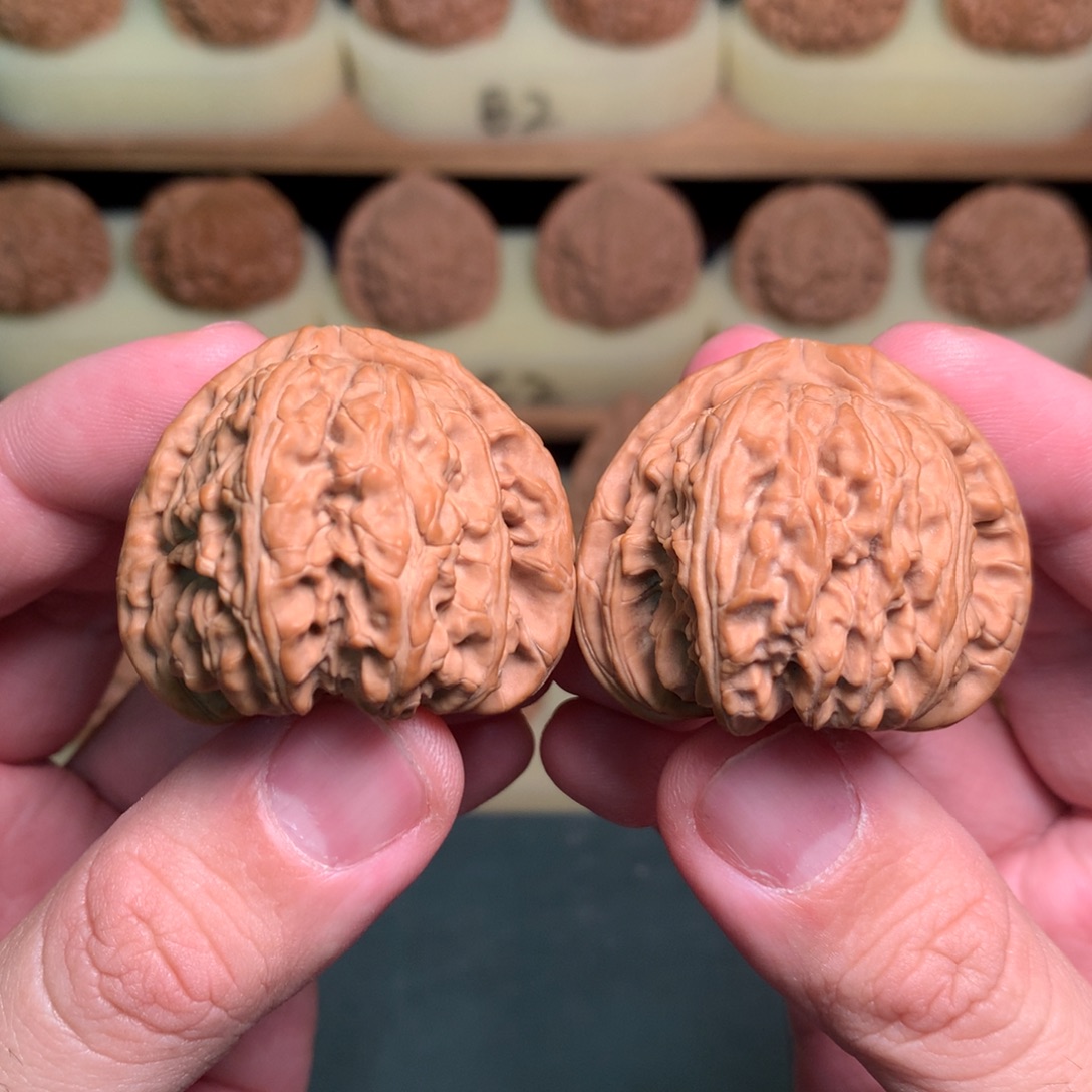 吊坠文玩核桃40山西汉高山三角白狮子全品