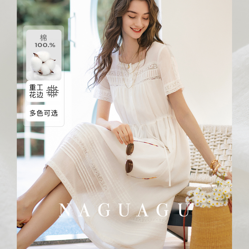 【南法假日】100.%棉女装连衣裙FY1LQ0846-A