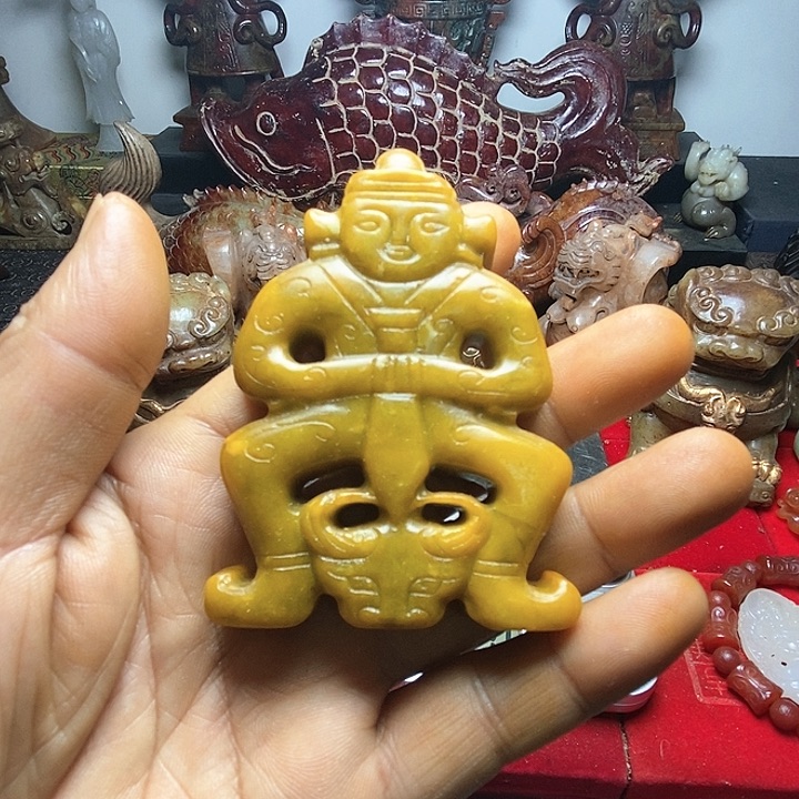 岫玉挂件未镶嵌挂件