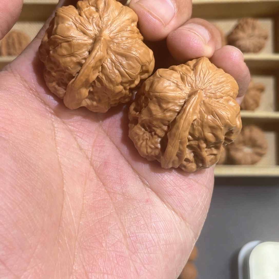 文玩核桃把件38一帆风顺蛤蟆头