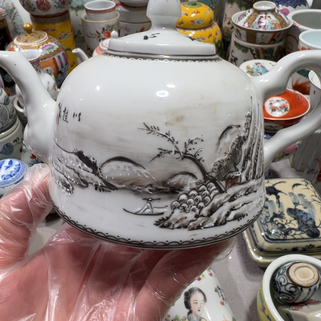 景德镇陶瓷工艺品摆件铜