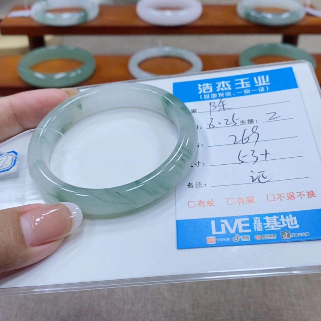 陈***未镶嵌手镯石英质玉