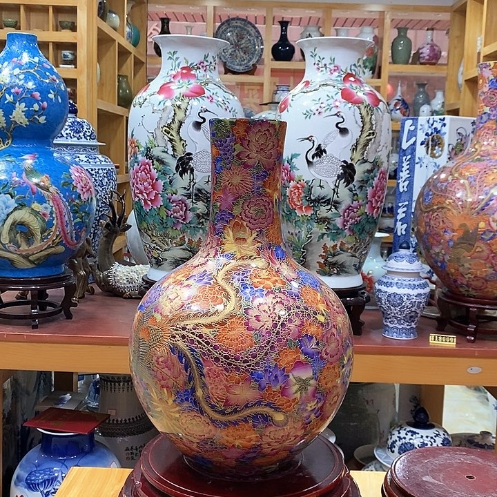 瓷片黄*景德镇陶瓷艺术