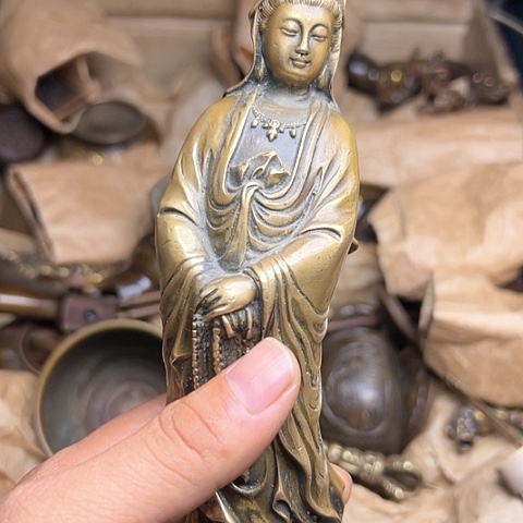 铜制文玩把玩物件