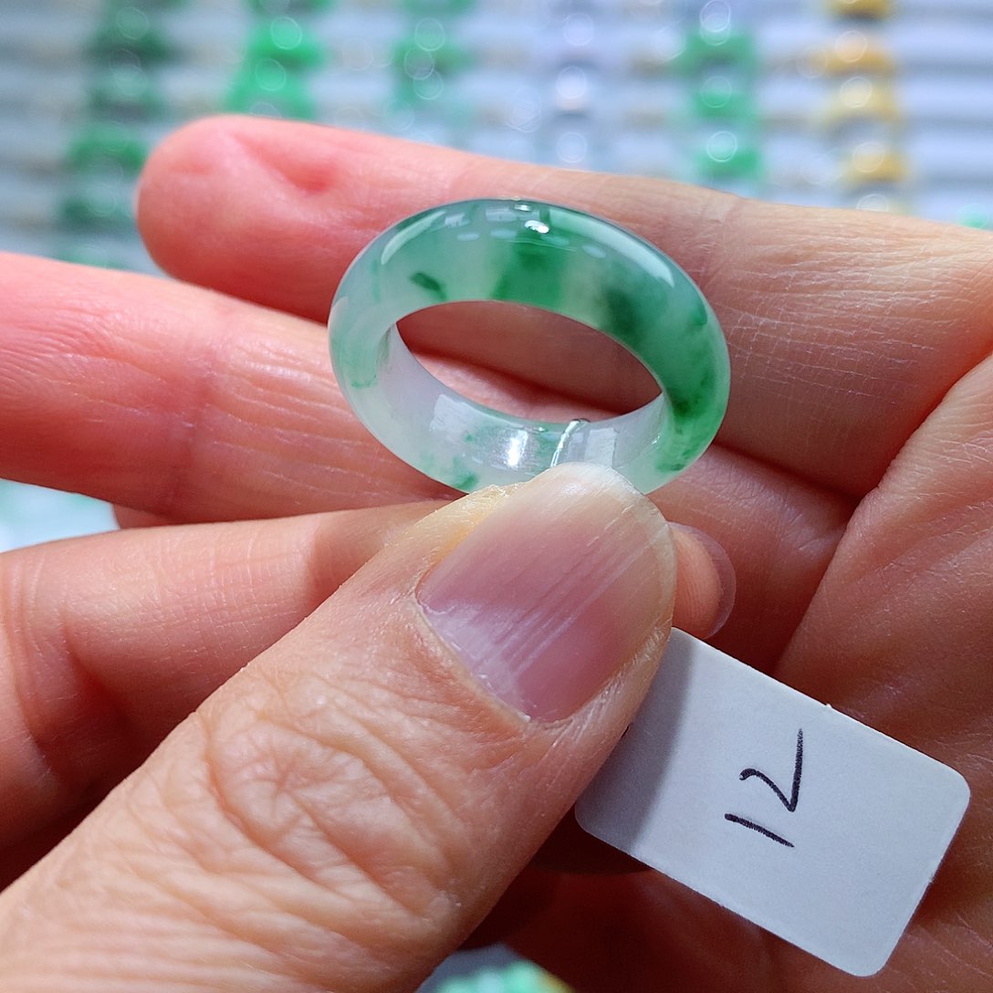 翡翠戒指未镶嵌12号
