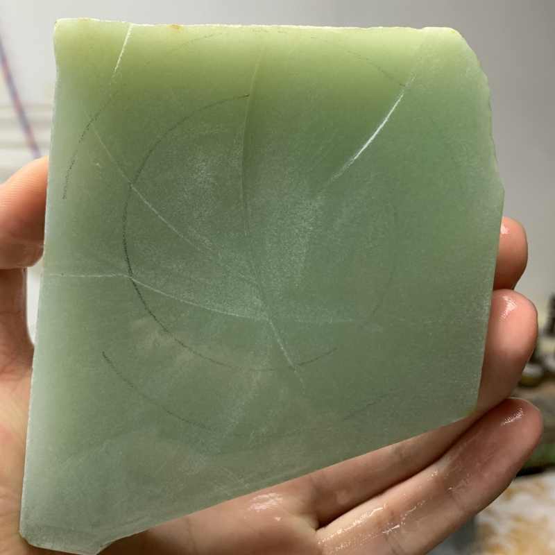 天然东陵玉超细料手镯定制石英质玉颜色多样性发货拍一发一