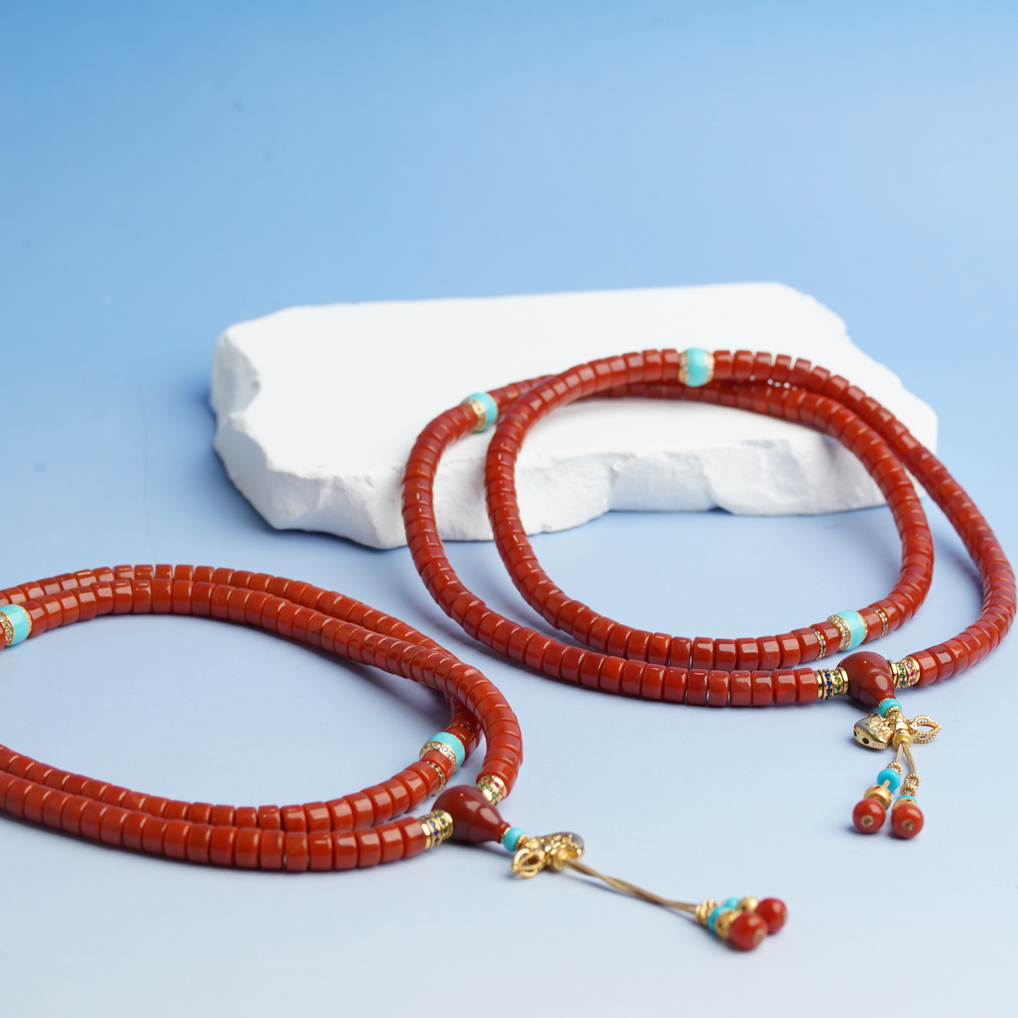 【铭记珠宝】南红DIY珠链17-3DM176H710【多样性发一】