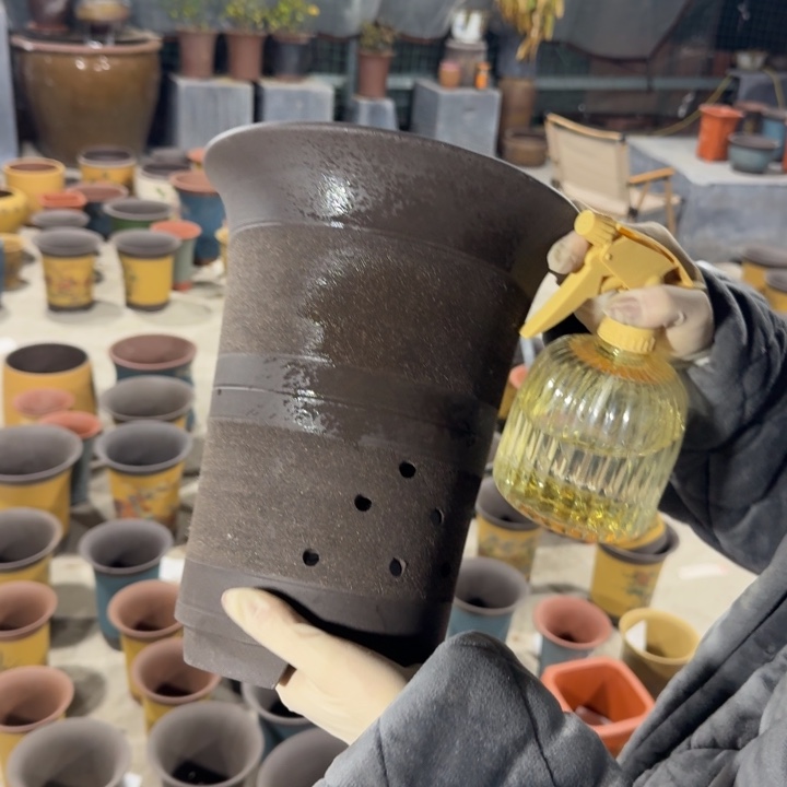 紫砂花盆紫砂花盆口径21/26