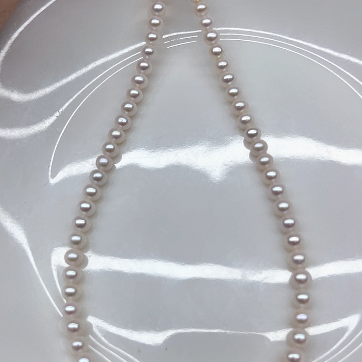 淡水珍珠银S925镶嵌颈饰